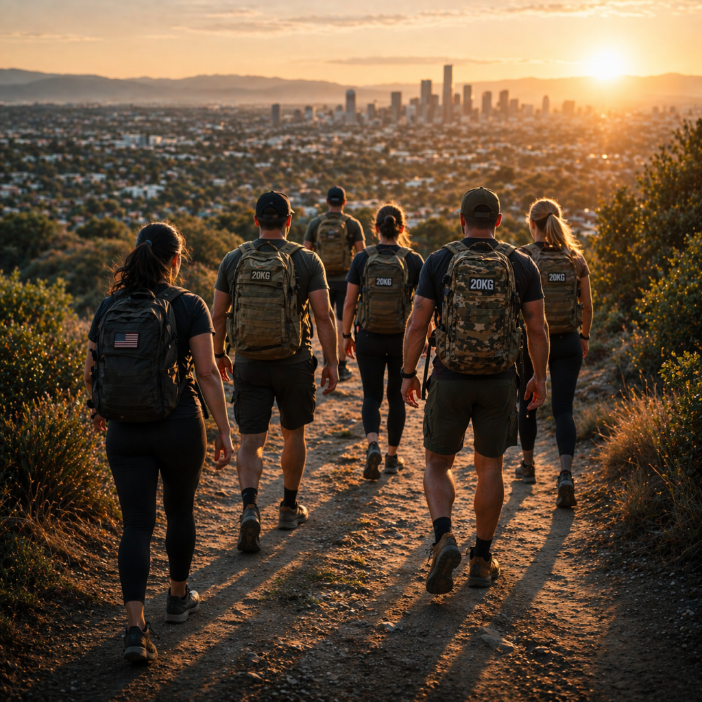group of ruckers at sunset - ruckgearreviews.com